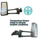 Left Side Door Mirror Chrome Assembly For Kenworth T180 T280 T380 T480