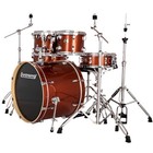 Ludwig Evolution 6pc Acoustic Drum Set With 22  Bass Drum Copper