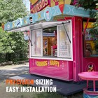 48 l X 36 w Concession Stand Serving Window Food Truck Service Awning