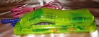 Swatch 1989 Twin Phone Deluxe Transparent Neon Lime Green W  Box   Instructions