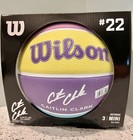 Caitlin Clark Wilson Basketball Size 3 Mini Purple Hy-vee Exclusive Wnba