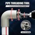 Integrated Internal   External Pipe Threading-tool Pvc Pipe Threader Kit Us