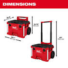 Milwaukee 48-22-84kit4 Packout 4 Piece Rolling Tool Box Bundle