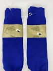 Lot Of 2 Vintage Athletic Stirrup Socks All Adult Sizes Royal Blue Made In Usa