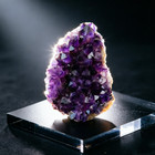 Natural Amethyst Geode Cluster Raw Quartz Crystal Healing Stone Specimen Home