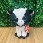 Nwt Ty Beanie Boos Lot Of 4 Butter Cow Asha Ostrich Fay Fox Kipper Kangaroo 6 
