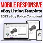 Template Ebay Listing Auction Design Responsive 2023 Professional Compliant Html