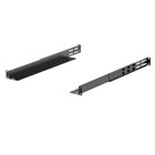 Universal 1u Rack Mount Rails - 4-post Adjustable Shelf For Server  Av  It Equip
