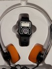 Vintage Am Radio Digital Alarm Watch W original Headphones In The Box   unused
