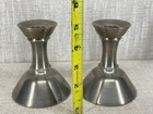 Pair Of Preisner 2096 Pewter Candlesticks Marked 032