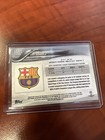 2017-18 Topps Chrome Uefa Champions League Promo Sample Lgls Luis Suarez