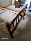 Stickley American Colonial Carved Cherry Wood Twin Size Spindle Bed