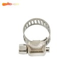 100 Pcs Stainless Steel 3 8 -1 2  Adjustable Drive Hose Clamps Fuel Line Clip