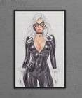 Black Cat Felicia Hardy Premium Giclee Print Poster 11 x17  - Marvel Wall Art