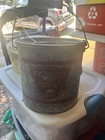 Falls City Minnow Bucket Antique Vintage Galvanized Aluminum Anglers Choice 