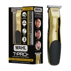 Wahl T-pro Plus Usb Rechargeable Beard Trimmer Gold Rubber Grip 3028171 New