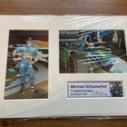 Michael Schumacher Benetton F1 Grand Prix Mounted Gloss Photo Display Not Signed