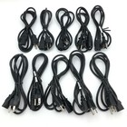 Lot Of 25 Dell Ac Power Cord Cable For Desktop Monitor Computer Pc - 6ft Iec320