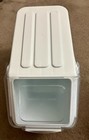 Rubbermaid Commercial 9g57whi 5 4-gal  Plastic Shelf Ingredient Bin - White
