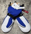 Hestra Unisex Army Leather Heli Three Finger Ski Gloves Royal Blue Size 7