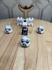 Hasbro Angry Birds Star Wars Jenga Storm Troopers 3   Launcher   Die Collectible