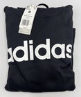 Adidas Essentials Linear Hoodie Women s Size M Black White H66008