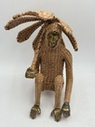 Mario Lopez Torres Brass   Woven Palm Monkey Sculpture Folk Art Oaxaca