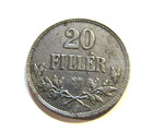 1920-kb Hungary 20 Filler Iron Coin
