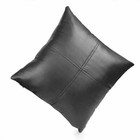 Leather Pillow Cover Cushion Soft Throw Case Decor Home Living Decorative All