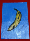 Andy Warhol Drawing On Paper  handmade  Signed And Stamped Mixed Media 