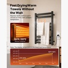 Uimoso Electric Wall-mounted Towel Warmer With 8-bar Aluminum Design