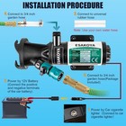 12v Rv Macerator Pump  12gpm Waste Pump With Quick-release   Garden Hose    