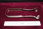 C  1830 American Coin Silver Sugar Tongs Henry Mckeen Philadelphia Eagle Stamp