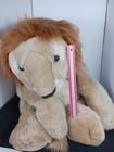 Vtg 2000 Commonwealth Animal Alley Giant Lion Plush 40  Weighted Toys R Us Rare