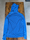 Nike Dri-fit Men s Lightweigh Long Sleeve Hoodie Pullover Long Sleeve Blue Large