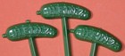3 Vintage Heinz Pickle Toothpicks Tra20-4