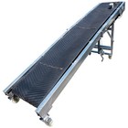 220v Electric Incline Belt Conveyor 118  20in Rubber Belt Loading Conveyor In Us