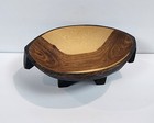 Zulu African Beautiful Handmade Wood Decorative Meat candy Bowl With Legs