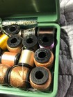 Vintage Belding Corticelli Compact Sewing Kit W  Thimble   17 Thread Spools