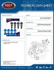 Ecm Mounting Kit Detroit Diesel S60  8 Isolators 4 Bolts   23512307  23512309 