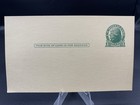 Lot Of 6 Vintage Us Postal Cards Scott Ux27 1 Cent Green Thomas Jefferson Unused