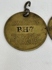 Vintage Lot Of 2 Brass Key Fob Hotel Tag Dearborn Inn Mi Ford Motor Company Ph