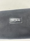 Tumi For Delta Black Travel Pouch Toiletry Cosmetic Bag Case Small Zip