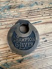 Antique Champion 6 Lever Push Padlock Push Lock Antique Lock Antique Padlock