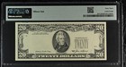 1985  20 Error Note  Overprint On Back Bill Error  Pmg 63  Great Value For The  