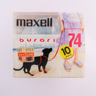 Maxell Burari 10-pack Minidiscs Sealed     Clear Silver  Dog Graphic 74 Min