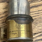 Antique Brass Bausch   Lomb Optical Camera Lens Thomas Edison Co 10153