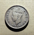 Africa-mauritius -1946-   500 Silver  1 4 Rupee- Geo  Vi-royal Mint-km 18a-khk 3