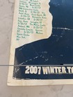 John Mayer 2007 Winter Tour Poster   ed 457 1000  Rare Blue Ink Version 