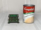 Apollo Studios  Small Green Square Paper Clip  Pin Box Clematis poinsettia  Nice